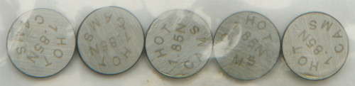 Valve Shims 9.48x1.85mm 5/Pk Valve Shims 9.48x1.85mm 5/Pk