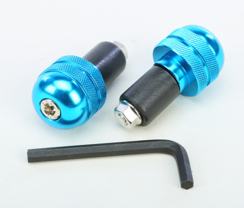 Aluminum Bar Ends Blue