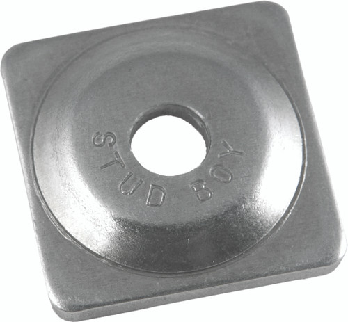 Square Backer Plates Aluminum 96/Pk