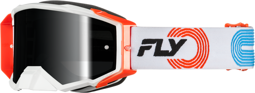 Zone Elite Goggle Grey/Red/Blu W/ Black Mirror/Smoke Lens