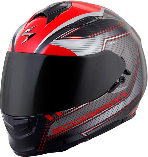 Exo T510 Full Face Helmet Nexus Black/Red Lg