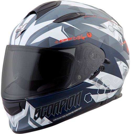 Exo T510 Full Face Helmet Cipher White Lg