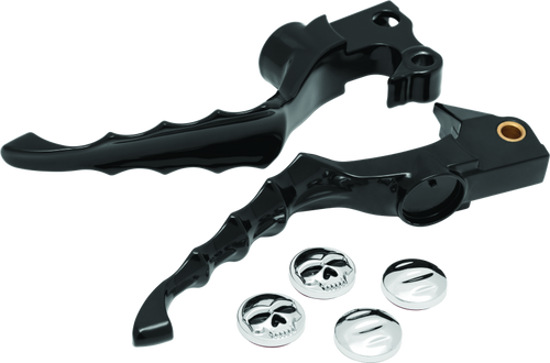 Kuryakyn Zombie Levers 04-13 XL Models Gloss Black