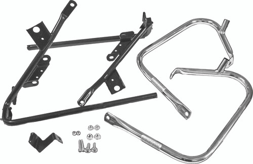 Chrome Rr Saddlebag Guard Kit Flhx/Fltr 09 13