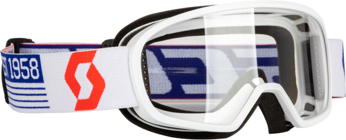 Youth Buzz Mx Goggle White/Red W/Clear Youth Buzz Mx Goggle White/Red W/Clear