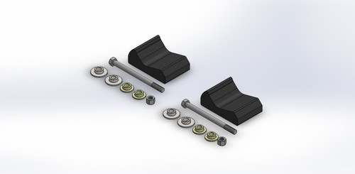 Pr /Sly Dog Mount Kit Pol All Trailing Arms 3/8" Pr /Sly Dog Mount Kit Pol All Trailing Arms 3/8"