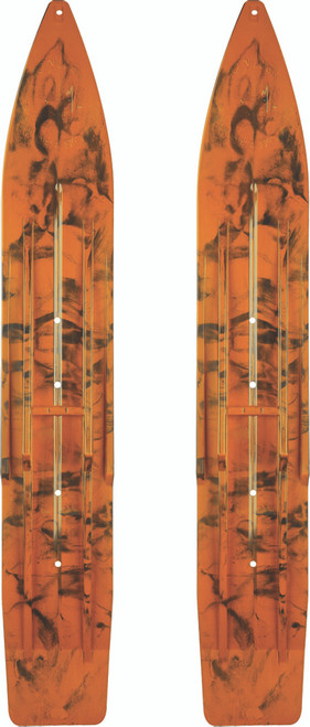 Pr/ Sly Dog Powderhound Ski 7" Red/Black Swirl Pr/ Sly Dog Powderhound Ski 7" Red/Black Swirl