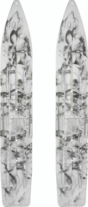 Pr/ Sly Dog Powderhound Ski 7" White/Black Swirl Pr/ Sly Dog Powderhound Ski 7" White/Black Swirl