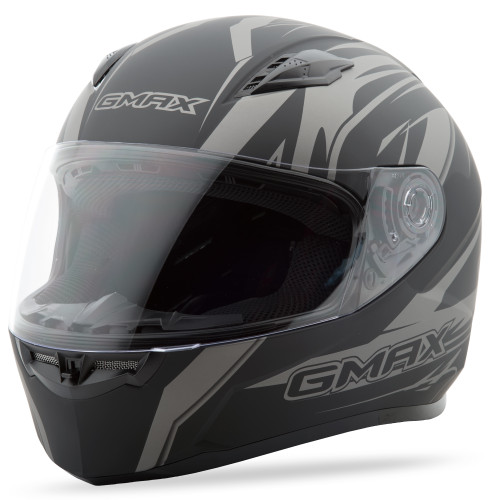 Ff 49 Full Face Derk Helmet Matte Black/Silver Xl