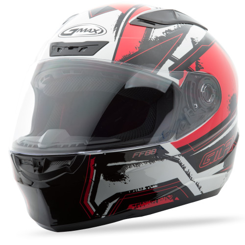 Ff 88 Full Face X Star Helmet White/Red Xs