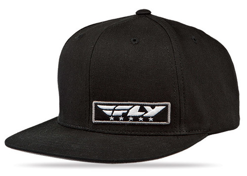 Fly Street Snapback Hat Black Black O/S