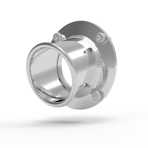 Round Turn Down 4 Bolt End Cap Polished