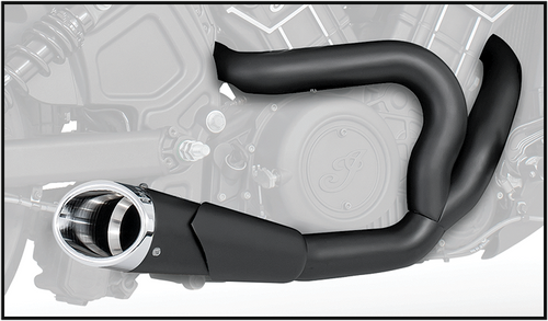 Combat 2 1 Shorty Black W/Chrome Tip `14 Up Scout