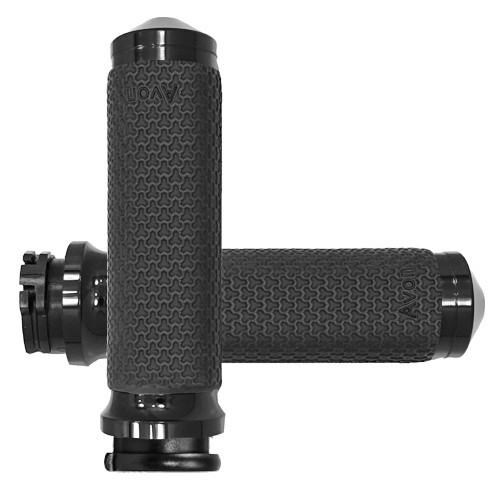 Cable Throttle Memory Foam Grip Black MF-63-ANO