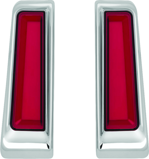 Kuryakyn Tracer L.E.D. Inserts For Saddlebag Supports Chrome Kuryakyn Tracer L.E.D. Inserts For Saddlebag Supports Chrome