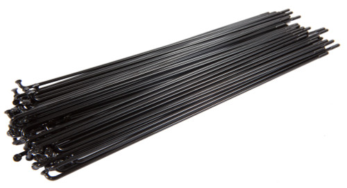 14g Spokes 80pc Black 184mm