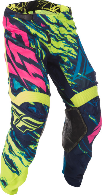 Kinetic Mesh Pants Hi Vis/Blue/Pink Sz 30