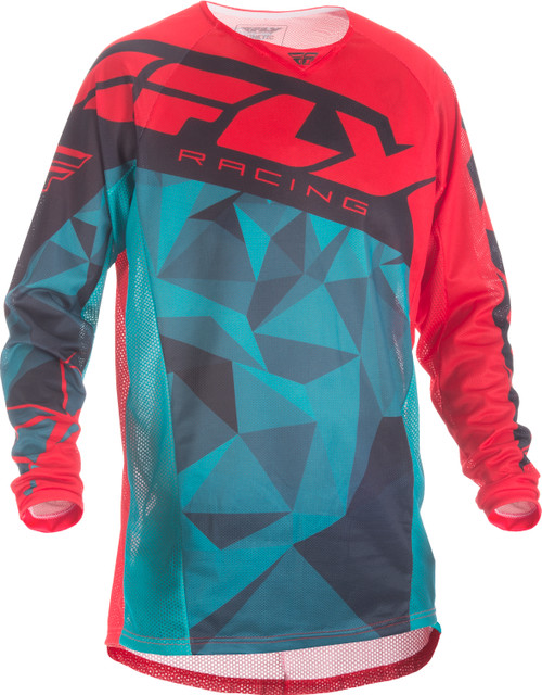 Kinetic Mesh Jersey Teal/Red/Black X