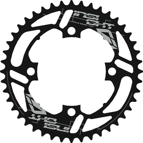 4 Bolt Chainring Black 43t