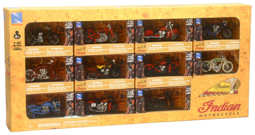 Replica 1:32 Sport Scout Set 11/Pc Assorted Indian Models Replica 1:32 Sport Scout Set 11/Pc Assorted Indian Models