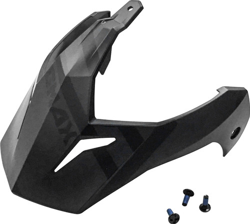 Visor W/Screws Trapper Matte Black/Grey Gm 11s Visor W/Screws Trapper Matte Black/Grey Gm 11s