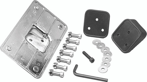Kuryakyn Universal Laydown License Holder Chrome Kuryakyn Universal Laydown License Holder Chrome