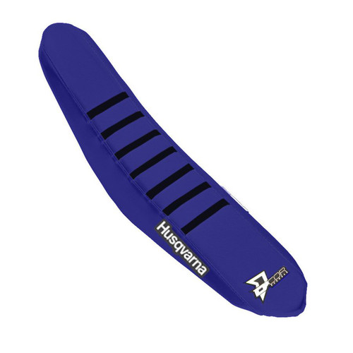 Seat Cover Navy Blue/Black W/Ribs Seat Cover Navy Blue/Black W/Ribs