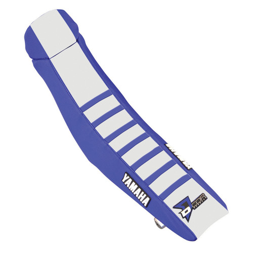Seat Cover Blue/White Blue Ribs Yz 125/250 Seat Cover Blue/White Blue Ribs Yz 125/250