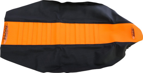 Pleated Gripper Seat Ktm Orange/Black 96340OK