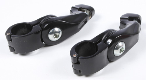 Adj Highway Peg Mnt Kit Short Black