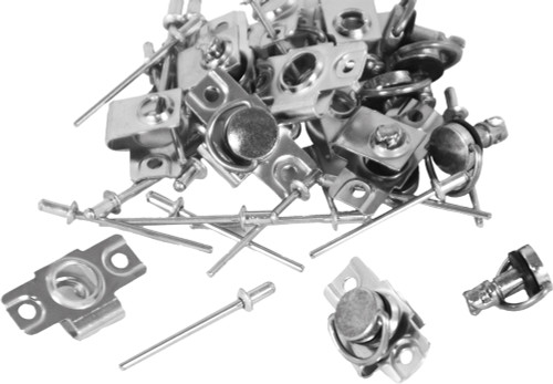 Quick Release Body Clips Slip On 17mm 10/Pk Quick Release Body Clips Slip On 17mm 10/Pk