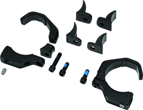 Kuryakyn Pipe Wrench Fork Mounts Black