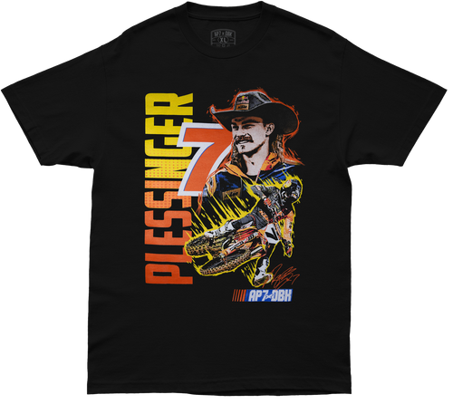 Speedway Tee Black Lg