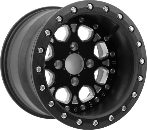 Fusion Single Beadlock Wheel 1480-PBKT4-44-SBL-BK Fusion Single Beadlock Wheel 1480-PBKT4-44-SBL-BK