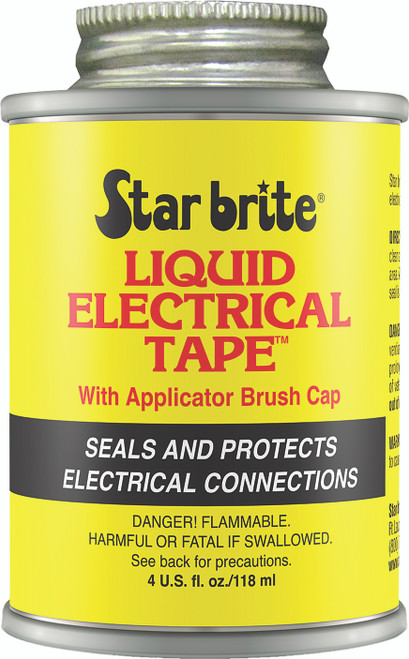 Liquid Electrical Tape Black 4 Oz