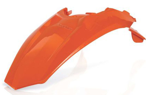 Rear Fender W/Taillight Tab Orange Rear Fender W/Taillight Tab Orange