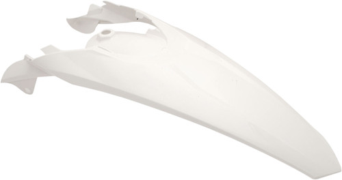 Rear Fender W/Taillight Tab White Rear Fender W/Taillight Tab White