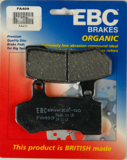 Brake Pads Fa409 Organic Brake Pads Fa409 Organic