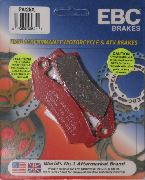 Brake Pads FA125X Brake Pads FA125X