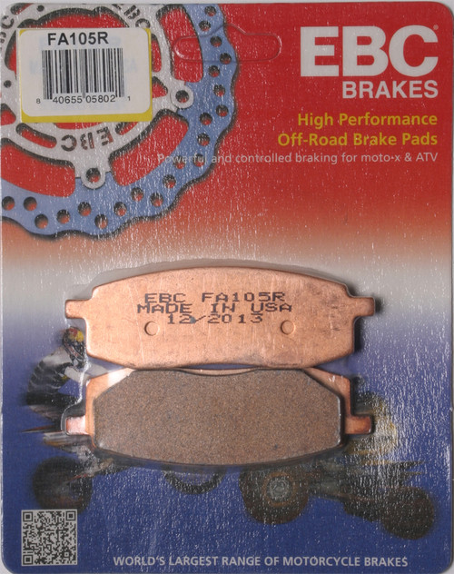 Brake Pads Fa105r Sintered R Series Brake Pads Fa105r Sintered R Series