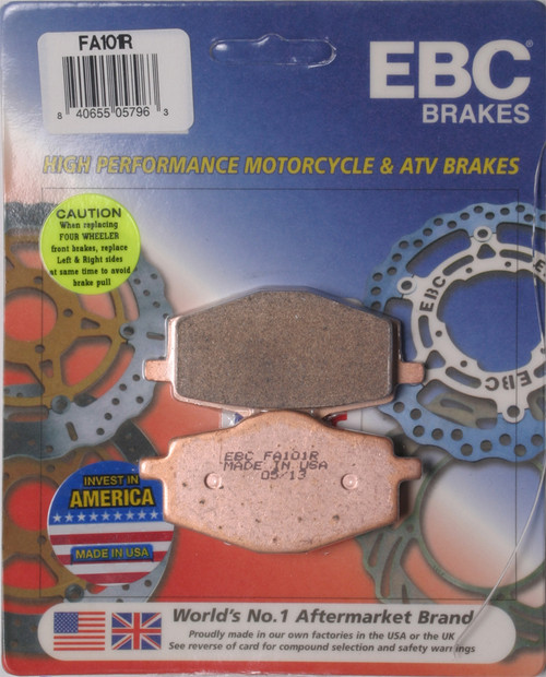 Brake Pads Fa101r Sintered R Series Brake Pads Fa101r Sintered R Series