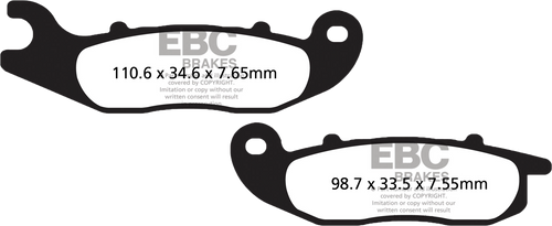 Brake Pads Sfa693hh Double H Sintered Brake Pads Sfa693hh Double H Sintered