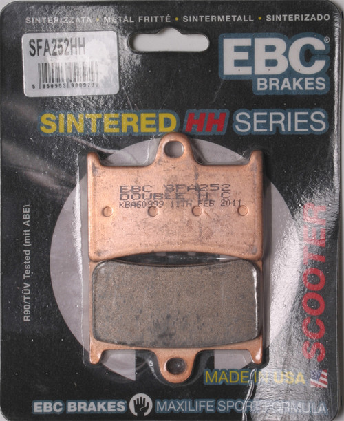 Brake Pads Sfa252hh Double H Sintered Brake Pads Sfa252hh Double H Sintered