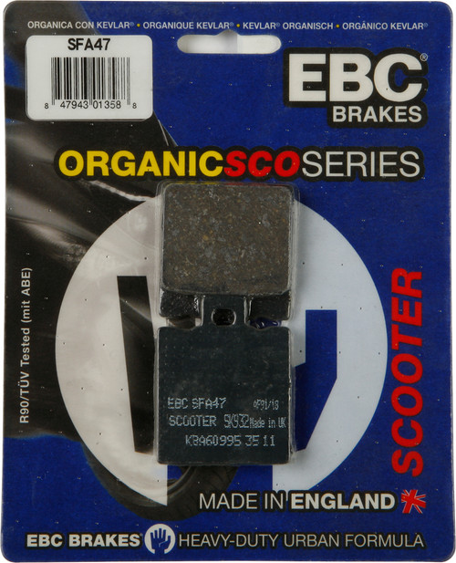 Brake Pads Sfa47 Organic Brake Pads Sfa47 Organic