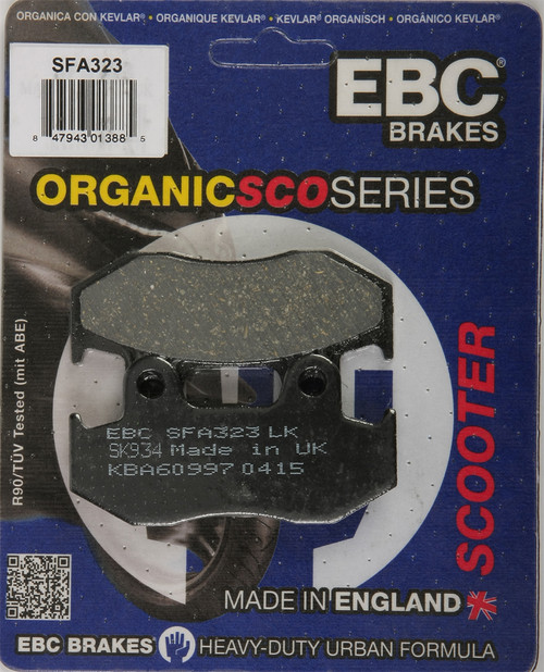 Brake Pads Sfa323 Organic Brake Pads Sfa323 Organic