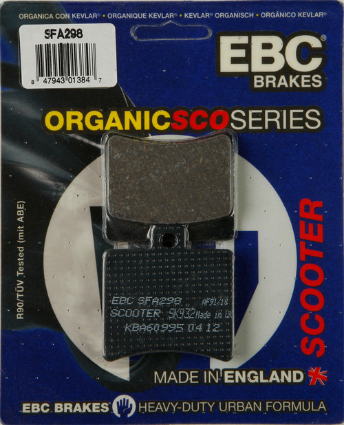 Brake Pads Sfa298 Organic Brake Pads Sfa298 Organic