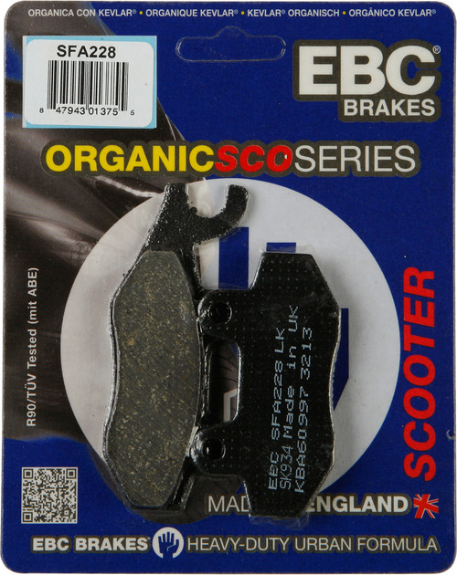 Brake Pads Sfa228 Organic Brake Pads Sfa228 Organic