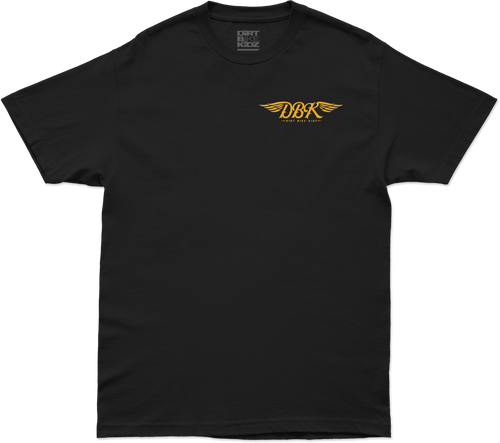 Goldwings Tee Black Lg