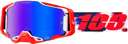 Armega Hiper Goggle Morpho W/Blue Mirror Lens Armega Hiper Goggle Morpho W/Blue Mirror Lens