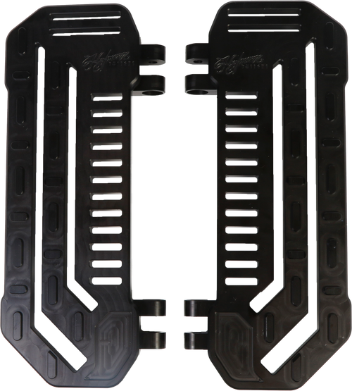 H/D Billet Floorboards Black H/D Billet Floorboards Black